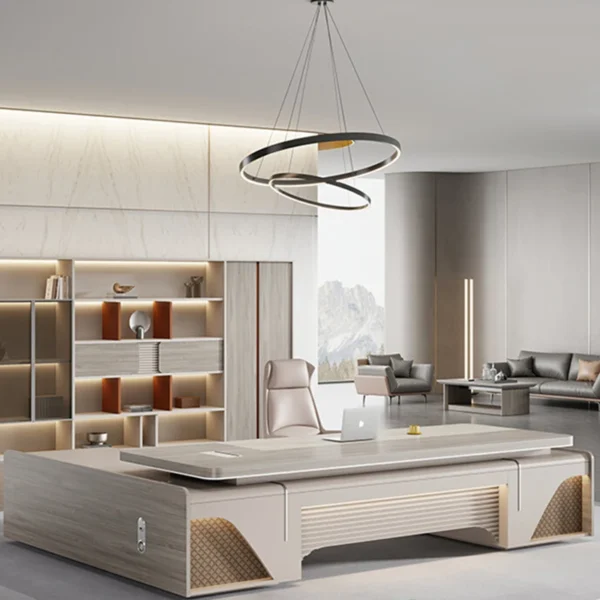 Corner Office Study Desk