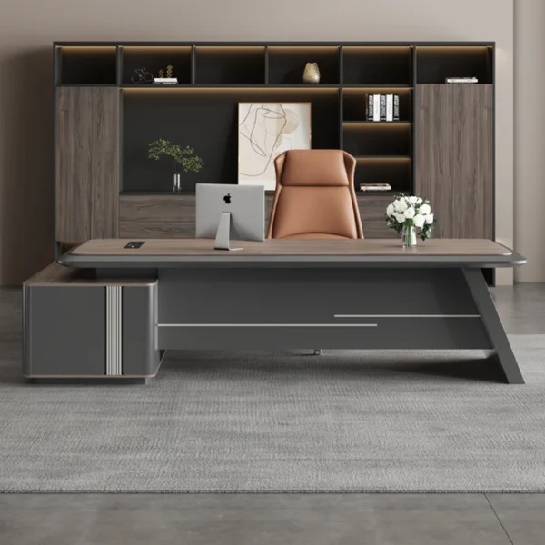 Drafting Hutch Office Desks Shelf Coffee Sedentary Setup Shelves Gaming Table Monitor Modern Scrivania Ad Angolo Desk Furniture - AliExpress 1503