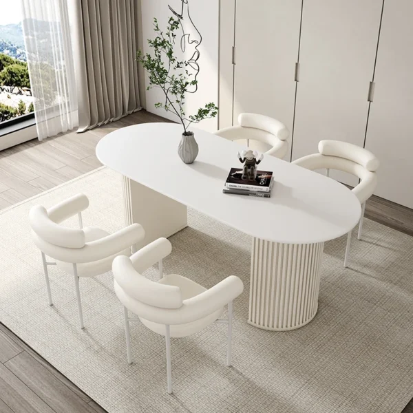 Luxury Nordic Dining Table Legs Metal Modern Space Savers Dining Table Living Minimalist Mesas De Comedor Room Furniture - AliExpress 1503