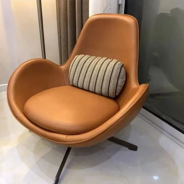 MOMO Lazy Sofa Single Sofa Chair Nordic Light Luxury Small Apartment Living Room Balcony Leisure Backrest Chair Egg Chair - AliExpress 1503