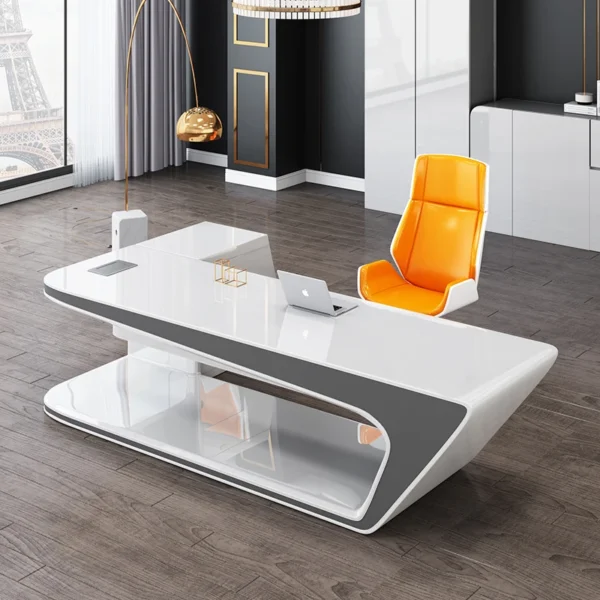 Mesa Work Executive Desk Modern Laptop Lap Study Shape Small Desk Nail Work Kawaii Mesa Para Computador Luxury Furniture - AliExpress 1503