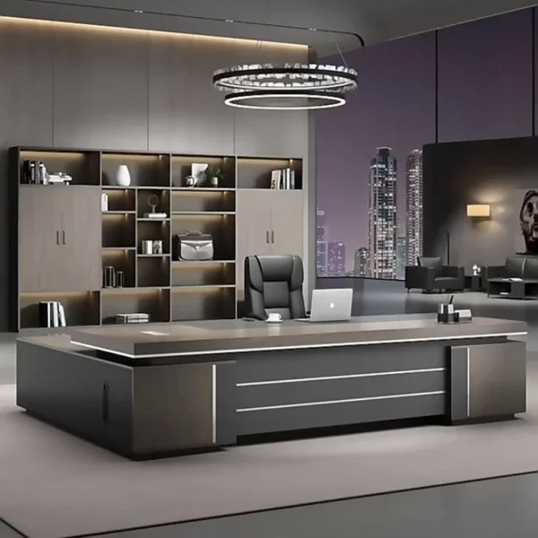 Minimalist Modern Office Desk Luxurious New Chinese Style Designer's European Japanese Luxury Unique Office Desk Furniture - AliExpress 1503