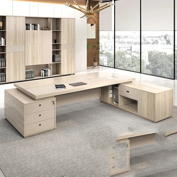 Modern Office Desk Computer Height Workflow Desk Student Desktop Reception Conference Electric Scrivania Ad Angolo Furniture - AliExpress 1503