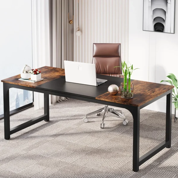 Tribesigns Modern Computer Desk Large Office Desk Computer Table Study Writing Desk Workstation for Home Office - AliExpress 1503