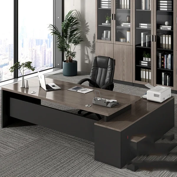 Unique Wood Office Desk Customized Organizer Unusual Computer Desks Light Luxury Study Escritorios De Ordenador Desk Furniture - AliExpress 1503