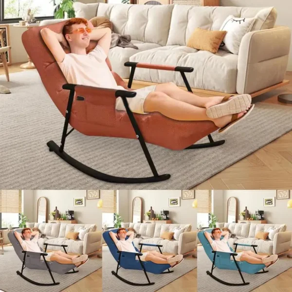 Waterproof and Anti-Fouling Extended Version Rocking Chair for Relaxation and Comfort Single Person Sofa 5 Angle Adjustment - AliExpress 1503