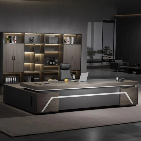 Work Computer Office Desks Boss Luxury L Shape Storage Workstation Office Table Executive Tavolo Da Lavoro Modern Furnitures - AliExpress 1503