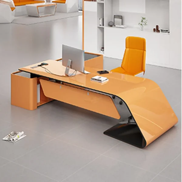 Writing Study Meeting Office Desks Luxury Drawers Vanity Storage Office Desks Corner Escritorios De Oficina Office Furniture - AliExpress 1503