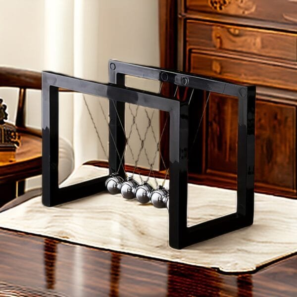 1pc, Newton's Cradle Art Display, Electroplated Metal Collision Balls