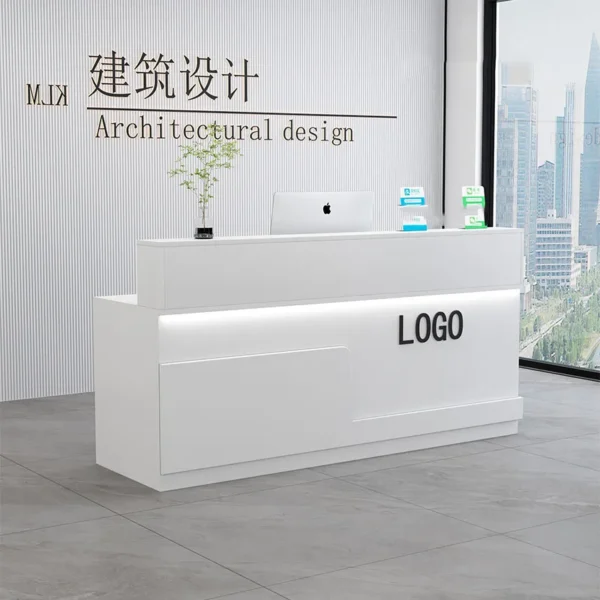Aesthetic Reception Counter Administrator Stand Desk Luxury Home Entrance Tables Church Moveable Bancone Reception Salon Modern - AliExpress 1503