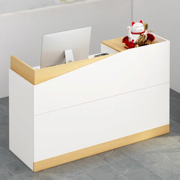 Beauty Salon Clothing Store Reception Desks Coffee Shop Cashier Small Apartment Bar Table Modern Counter Company Front Desk G - AliExpress 1503
