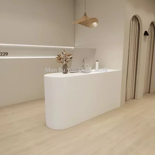 Beauty Salon Furniture Cashier Table Lectern Simple Counters Small Store Business Counter Reception Glass Pulpito Cafe Spa - AliExpress 1503