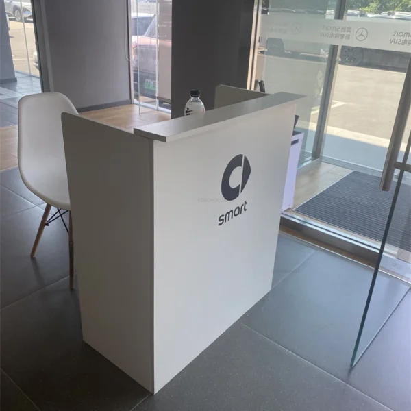 Beauty Salon Wooden Reception Desks Simple Shop Bar Small Front Desk Nordic Cashier Counter with Drawer Italian Office Furniture - AliExpress 1503
