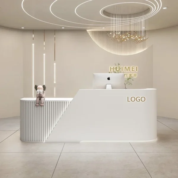 Casher Table Reception Desks Register Machine Store Modern Reception Desks Counter Cashier Bancone Reception Furniture Counter - AliExpress 1503