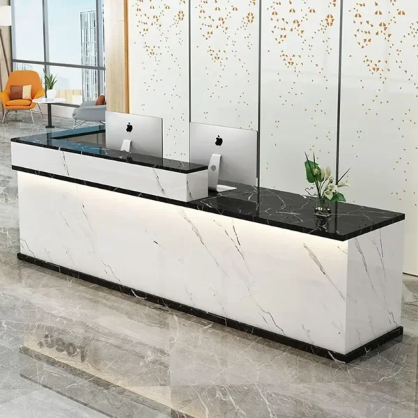 Cashier Company Front Desk Cashier Desk Reception Counter Simple Modern Simple Corner Cashier bar Table Company Reception Desk - AliExpress 1503