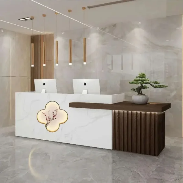 Counter Help Center Reception Desks Stylish Customer Service Luxury Front Desks Design Modern Mostrador Negocio Bar Furniture - AliExpress 1503