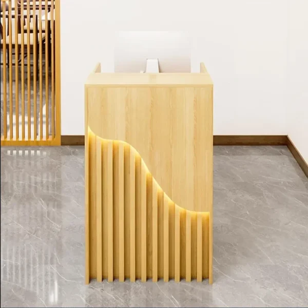 Counter Reception Table Restaurant Furniture Aesthetic Beauty Institute Cafe Cash Advanced Desk Mostrador De Tienda Spa Storage - AliExpress 1503