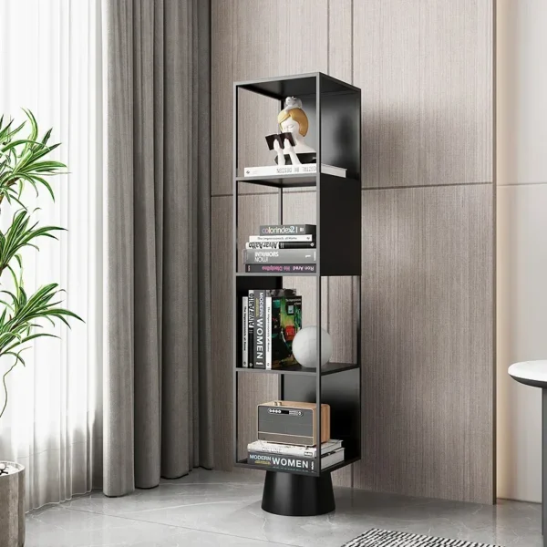 Creative Abnormals Corner Vertical Bookshelf Floor Shelf Modern Simple Living Room Iron Art Corner Bookcase Home Furniture WKBS - AliExpress 1503