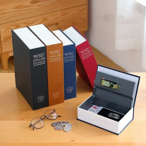 Dictionary Mini Book Safe Security Key Locker Money Hidden Secret Safe Key Safe Box Cash Money Coin Storage Jewellery Lock Box - AliExpress 30