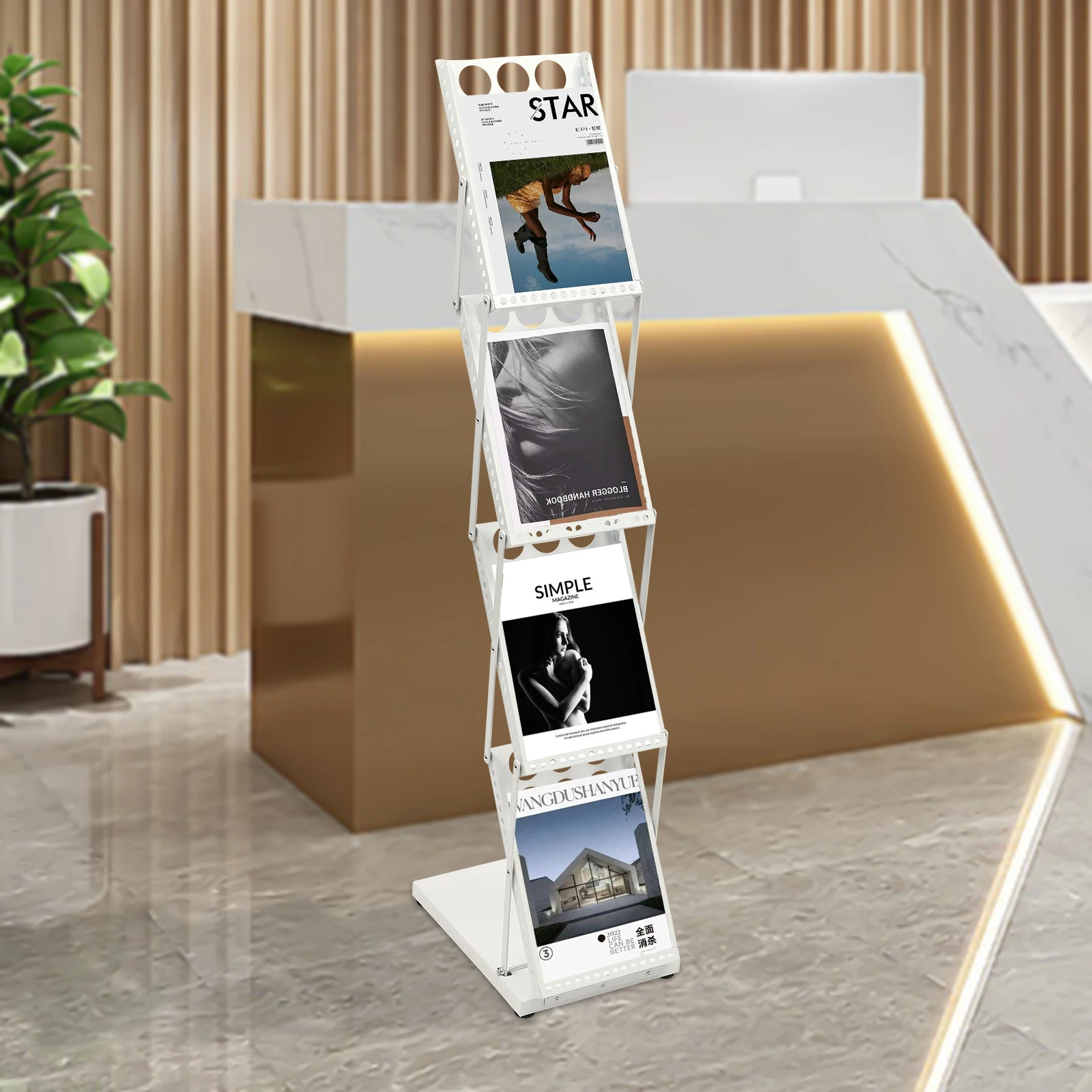 Foldable-Magazine-Rack-Brochure-Stand-Literature-Rack-4-Pockets-for-Exhibition-3webp