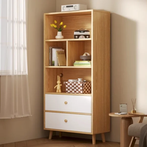 Home Furniture Bookshelf Books Room Magazine Rack Display Stand Wooden Perfume Storage Modern Corner Estanteria Design Bookcase - AliExpress 1503