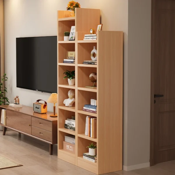 Home Furniture Shelves Room Wall Book Bookcase Cabinets Magazine Racks Bedroom Mid Century Aesthetic Libreria Scaffale Kitchen - AliExpress 1503