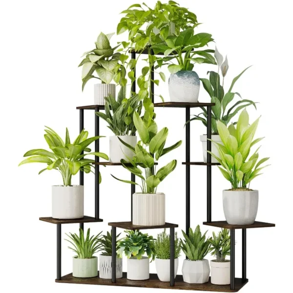 Large Plant Stand Indoor, Tall Metal Plant Shelf for Multiple Plants, Tiered Flower Stand for Patio Garden Balcony - AliExpress 1503