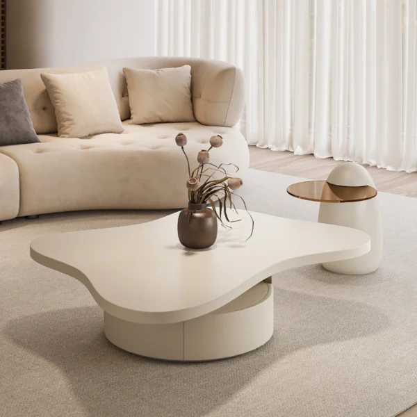 Modern simple cream coffee table - AliExpress 1503