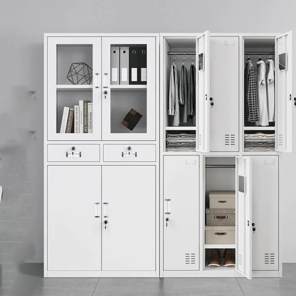 Office Iron Filing Cabinet Steel Financial Voucher File Data Lock Low Cabinet Staff Locker Bureau Travail Meuble Room Furniture - AliExpress 1503