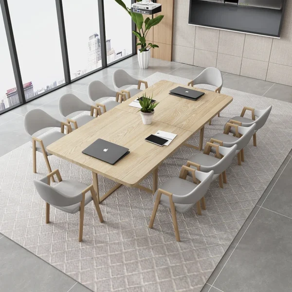 Office Small 2.4 Meters Small Conference Table 6 People