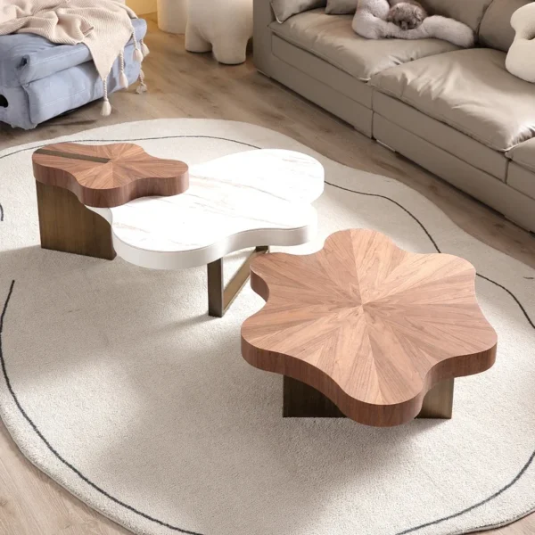 Room Desks Modern Coffee Tables Living Table Dining Hall Tv Corner Furniture Luxury Nordic Stolik Kawowy Simple Middle Wooden - AliExpress 1503