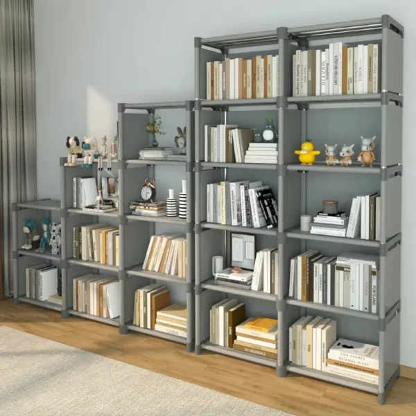 Simple Bookshelf Multi Layer Easy Assembly Diy Wardrobe Bookshelf Plastic Square Storage Rack Living Room Study Room Bedroom - AliExpress 1503