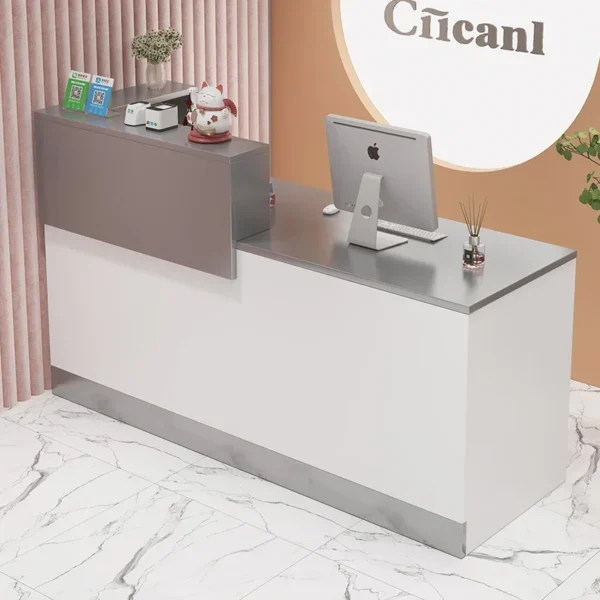Small Desks Reception Desks Counter Counter Luxury Checkout Reception Desks Front Desk Mostrador Negocio Commercial Furniture - AliExpress 1503