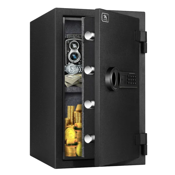 TIGERKING Fireproof Safe, FPSD51 1.8 Cubic Feet Large Steel Money Safe Home Safe with Digital Lock for Cash Jewelry - AliExpress 44