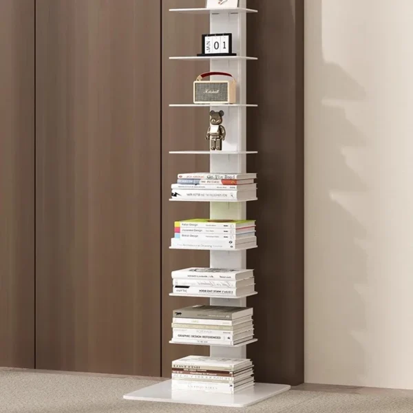 White Metal Book Shelf Accessories Display Items Industrial Storage Magazine Rack Minimalist Estante De Livro Furniture Library - AliExpress 1503