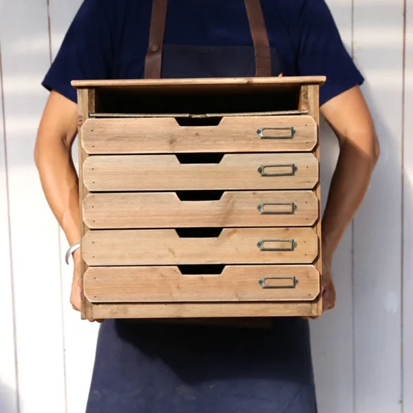 farmhouse desktop handmade retro vintage wooden multi drawer file cabinets - AliExpress 1503